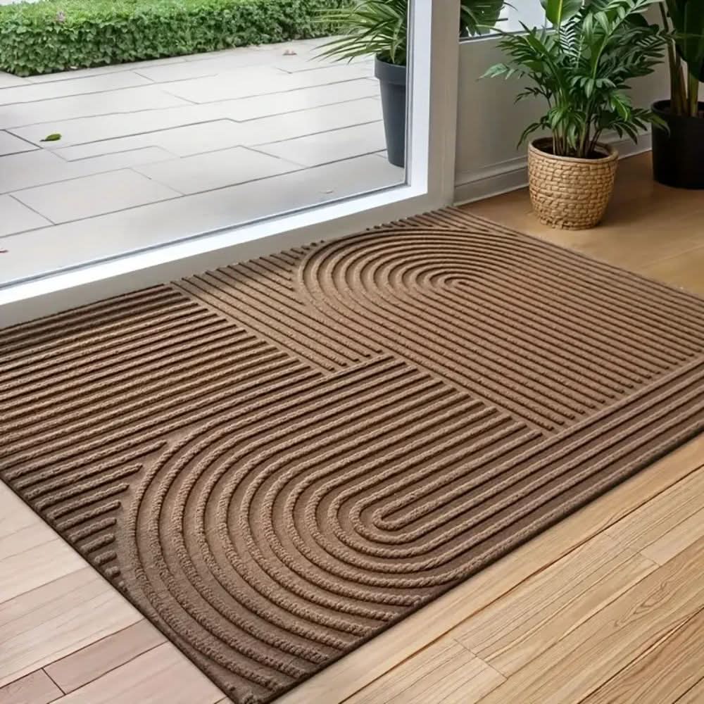 Washable Absorbent Mat with Fluid Line Design
