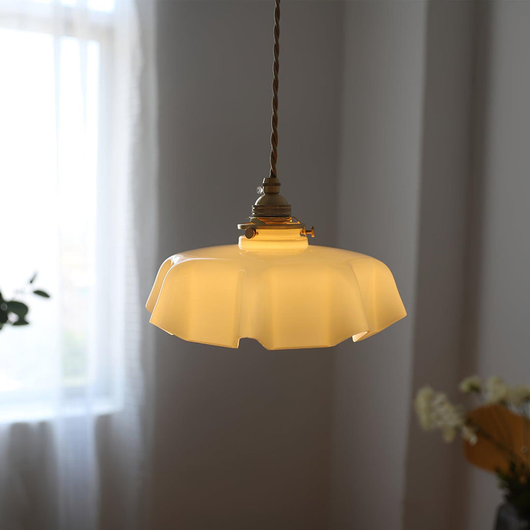 French Flower Droplight Pendant Swag Light | Noxord