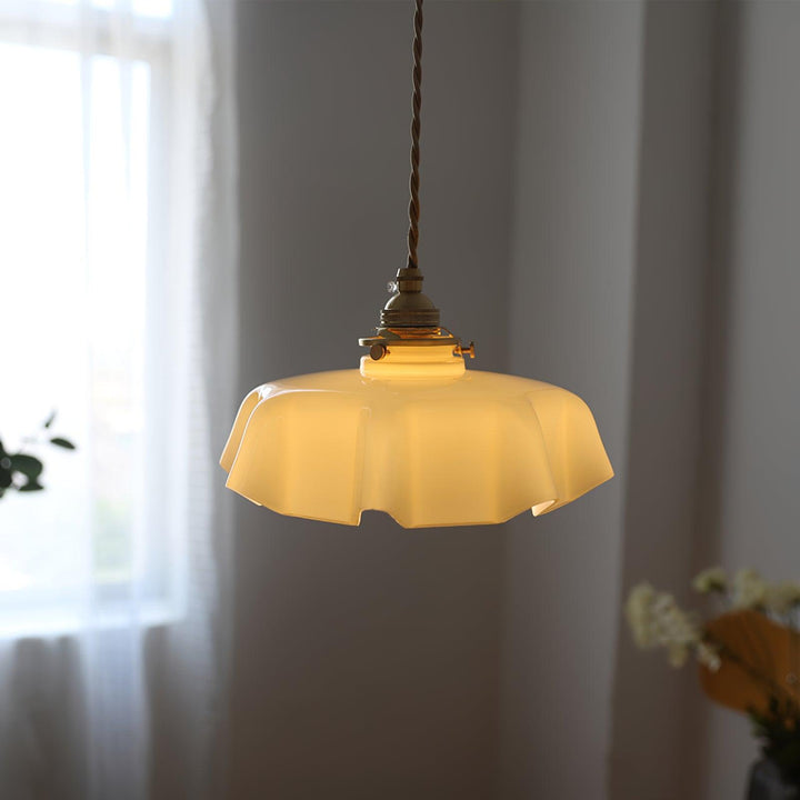 French Flower Droplight Pendant Swag Light | Noxord