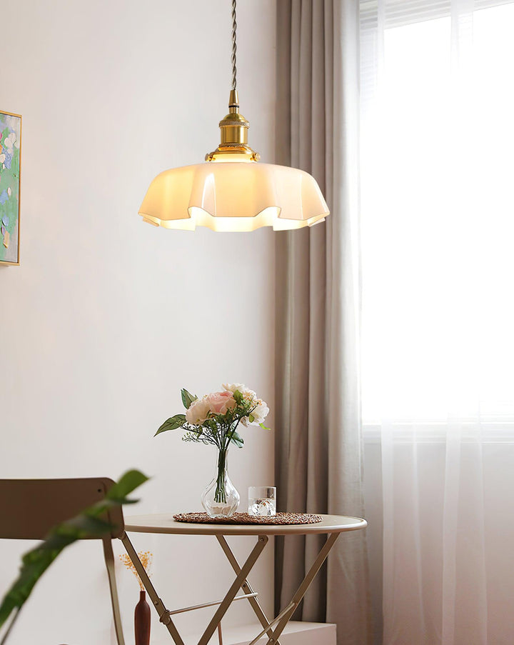 French Flower Droplight Pendant Swag Light | Noxord