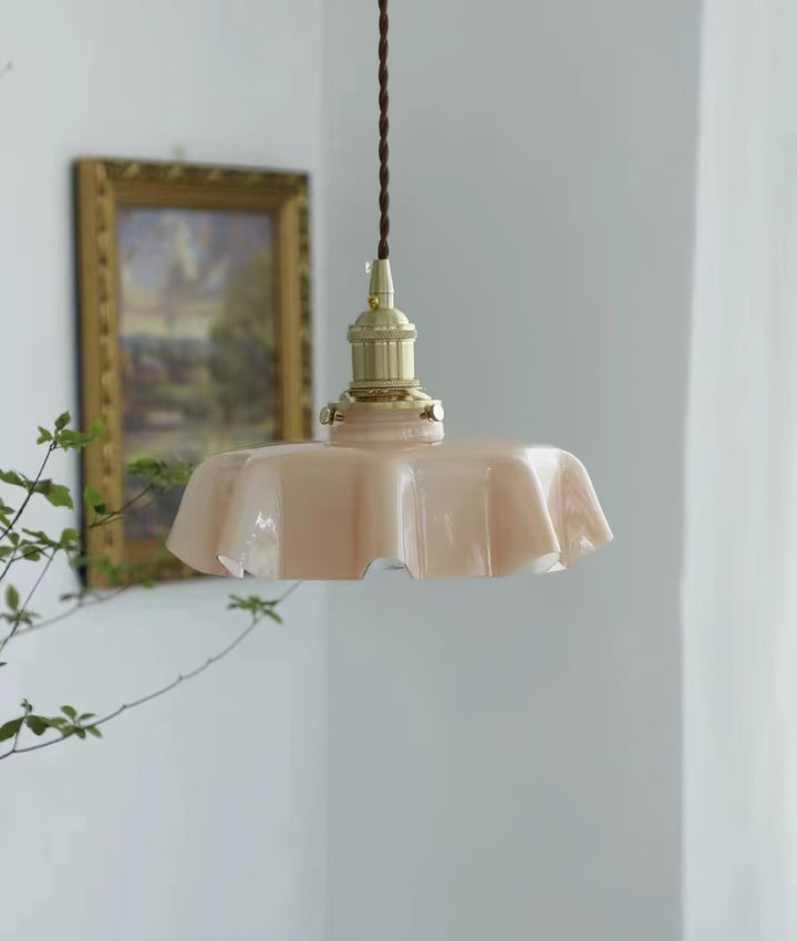French Flower Droplight Pendant Swag Light | Noxord