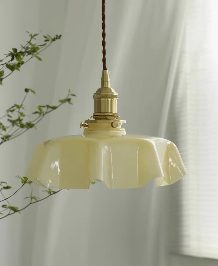 French Flower Droplight Pendant Swag Light | Noxord