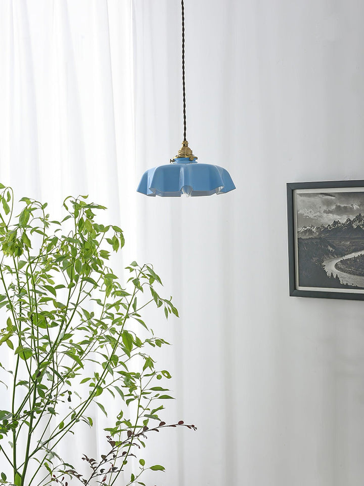 French Flower Droplight Pendant Swag Light | Noxord