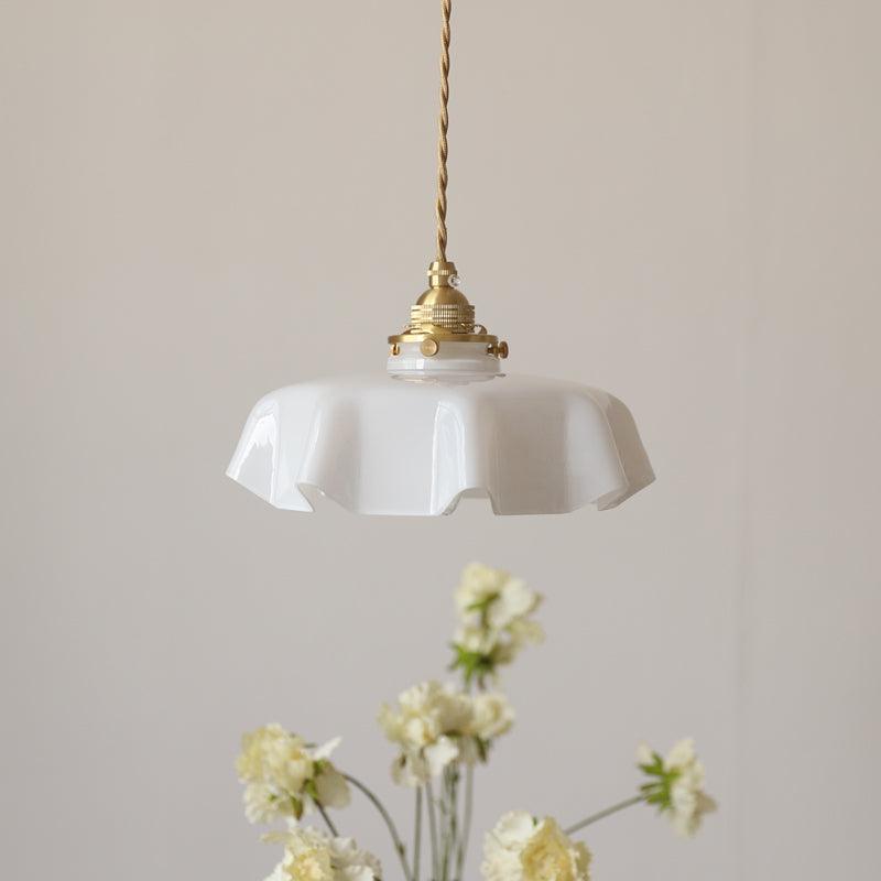 French Flower Droplight Pendant Swag Light | Noxord
