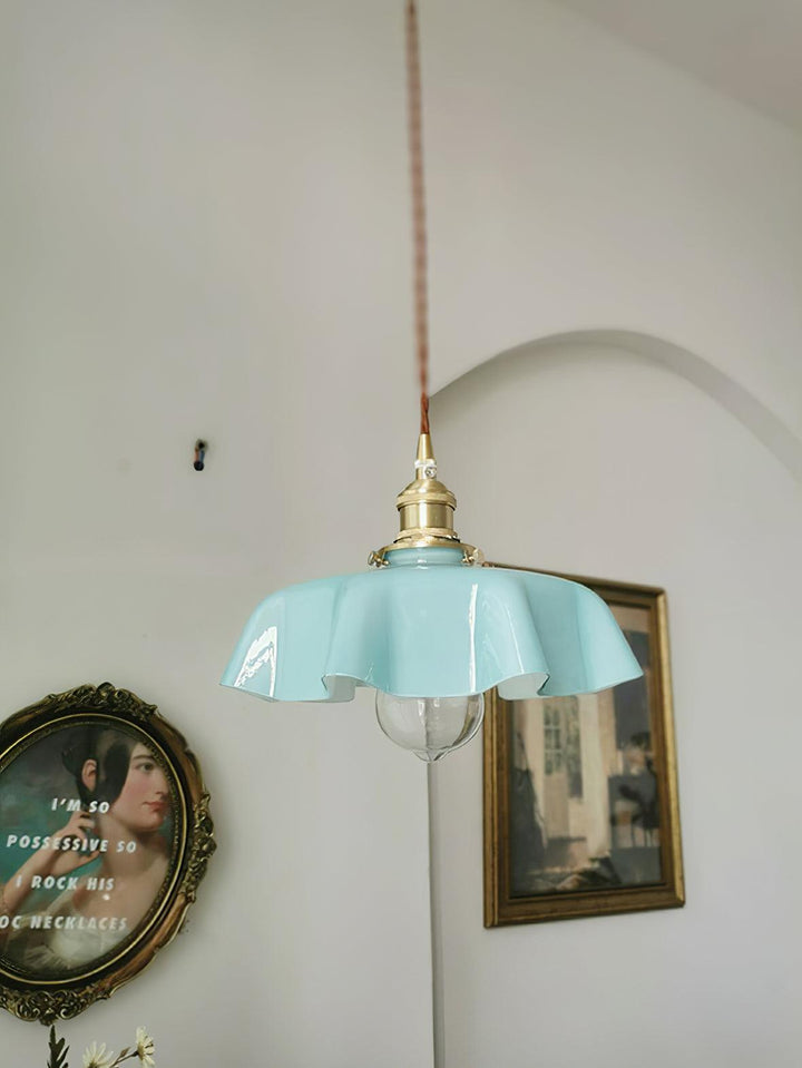 French Flower Droplight Pendant Swag Light | Noxord