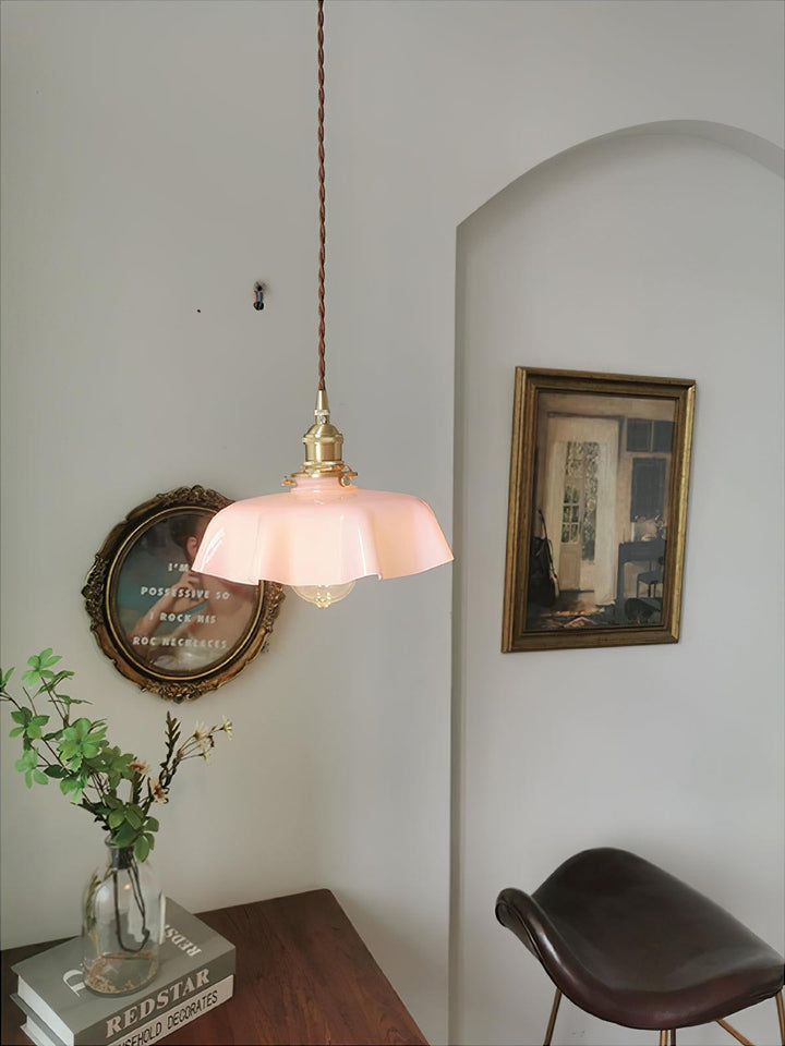French Flower Droplight Pendant Swag Light | Noxord