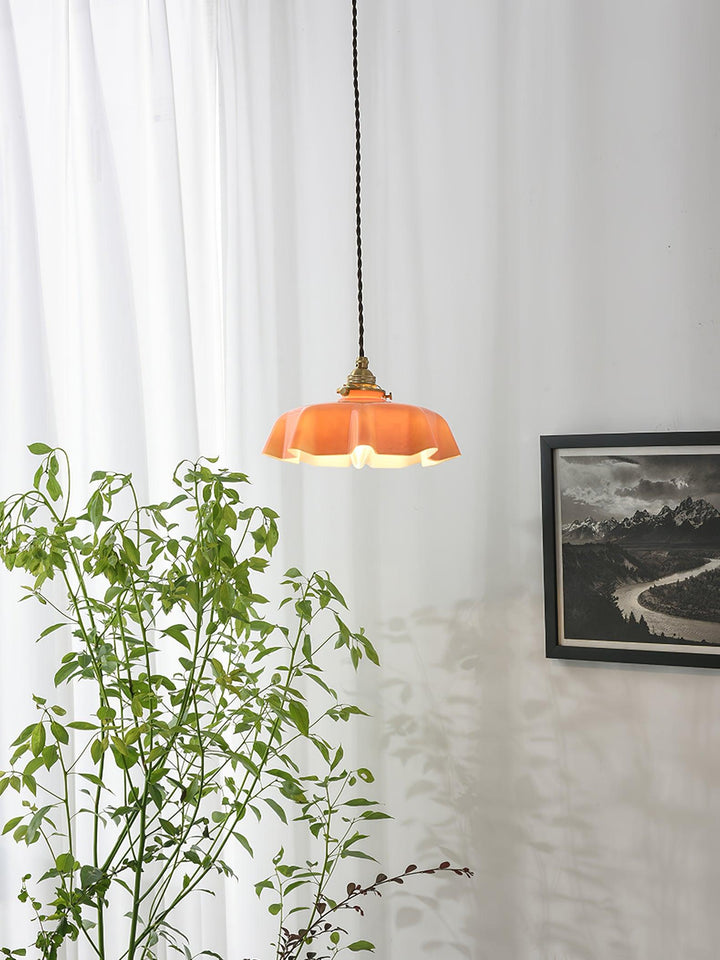 French Flower Droplight Pendant Swag Light | Noxord