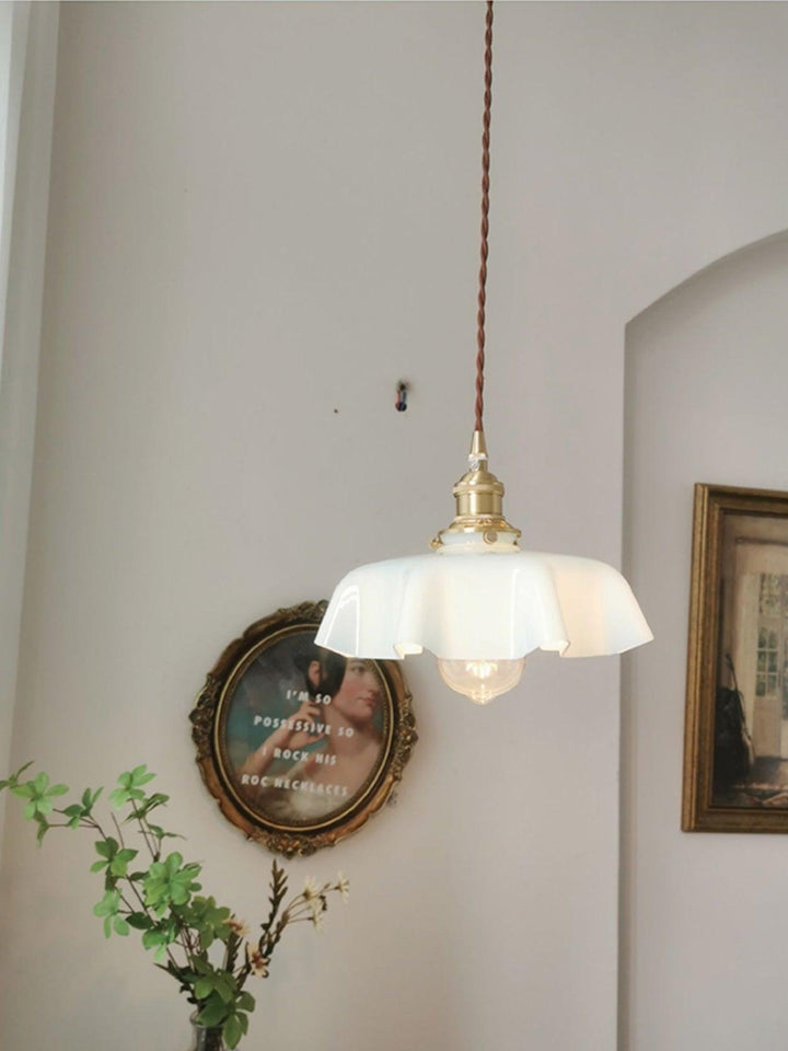 French Flower Droplight Pendant Swag Light | Noxord