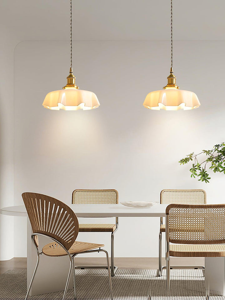 French Flower Droplight Pendant Swag Light | Noxord