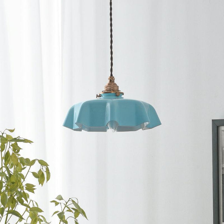 French Flower Droplight Pendant Swag Light | Noxord
