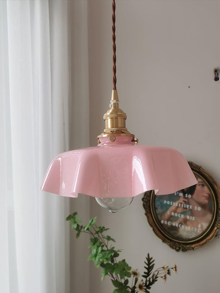 French Flower Droplight Pendant Swag Light | Noxord