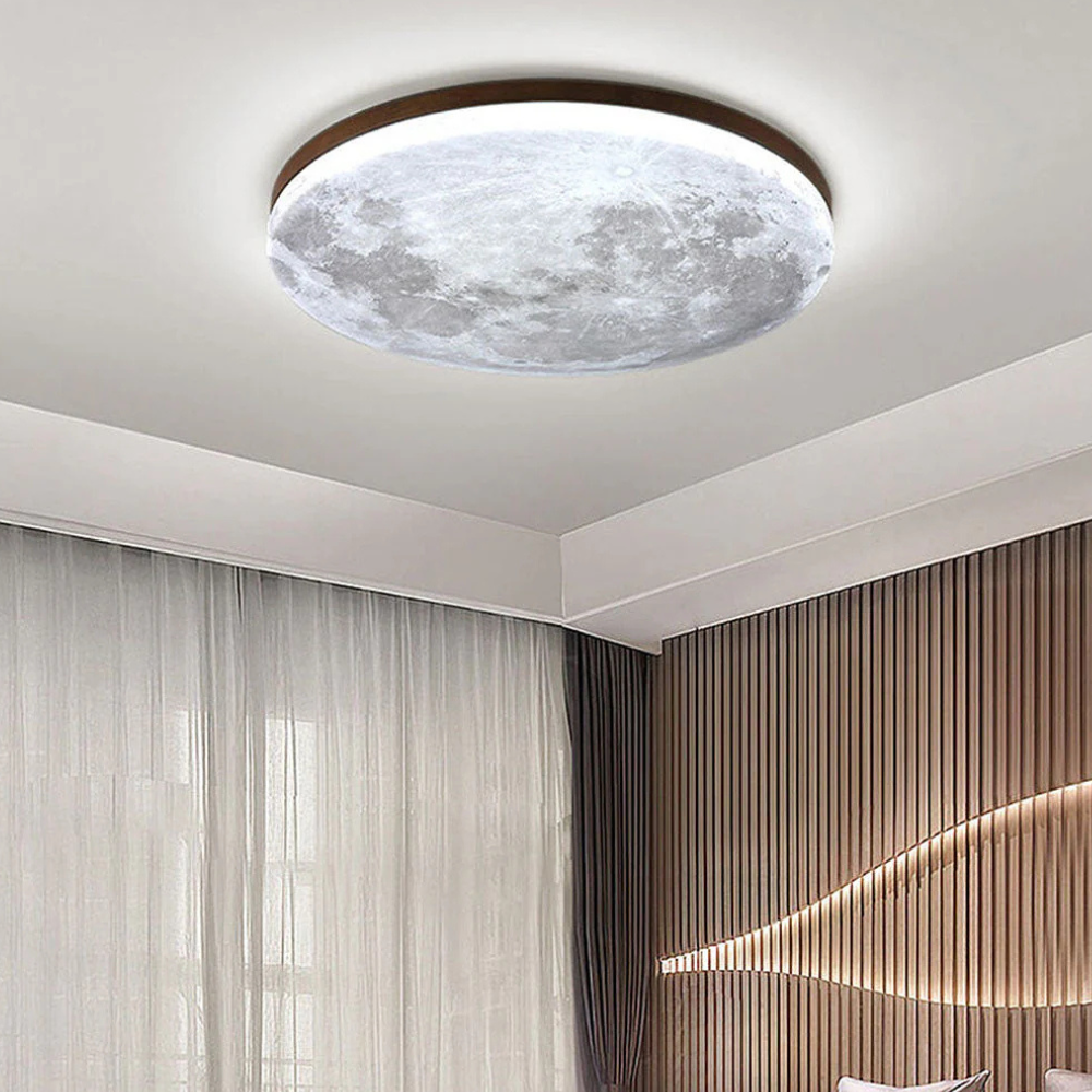 Moon Style LED Pendant Light Dimmable Metal Fixture Noxord