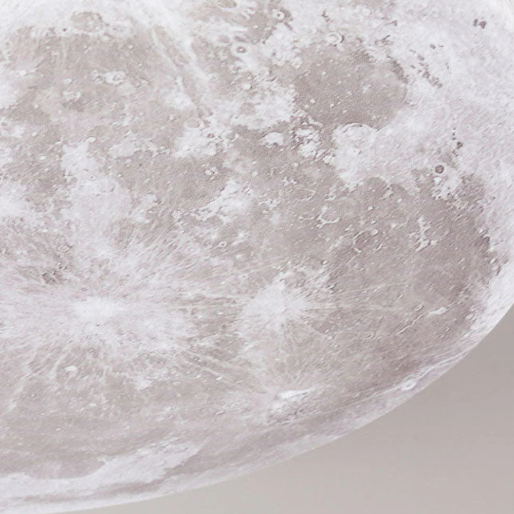 Moon Style LED Pendant Light Dimmable Metal Fixture Noxord