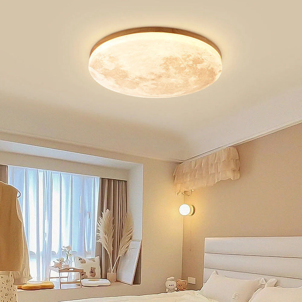 Moon Style LED Pendant Light Dimmable Metal Fixture Noxord