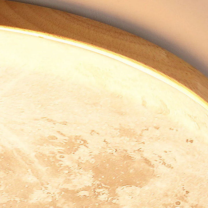 Kalsten | Ceiling Light 3D Moon LED Dimmable Metal Bedroom Fixture