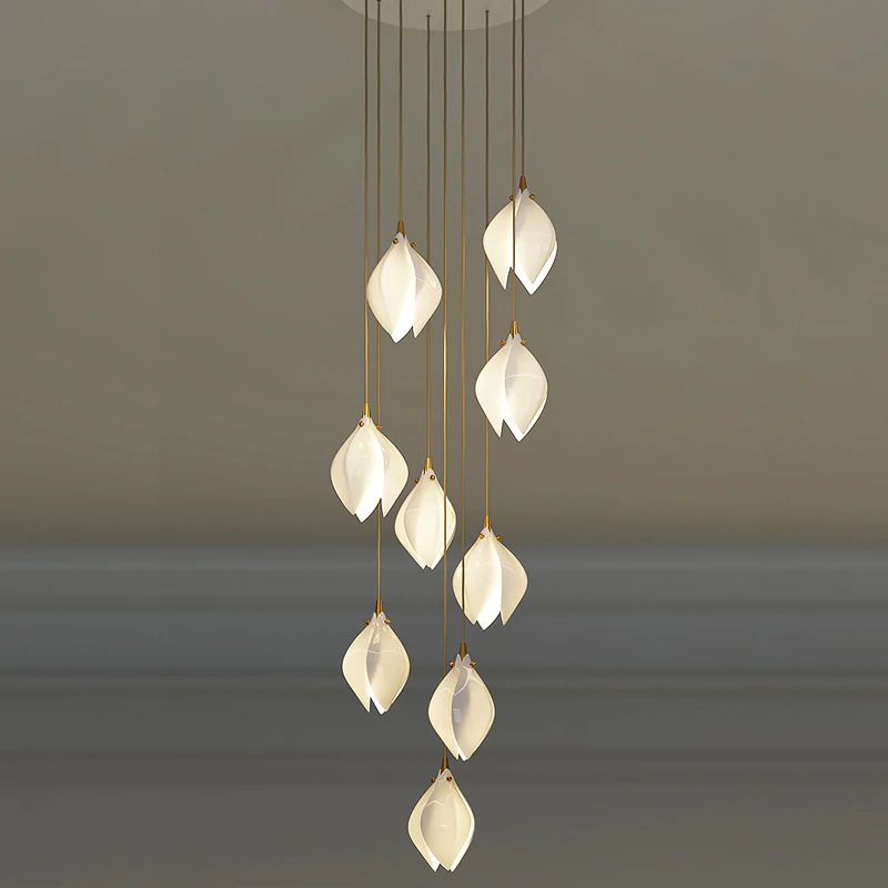 Ceramic Flower Droplight Pendant Light | Kalsten