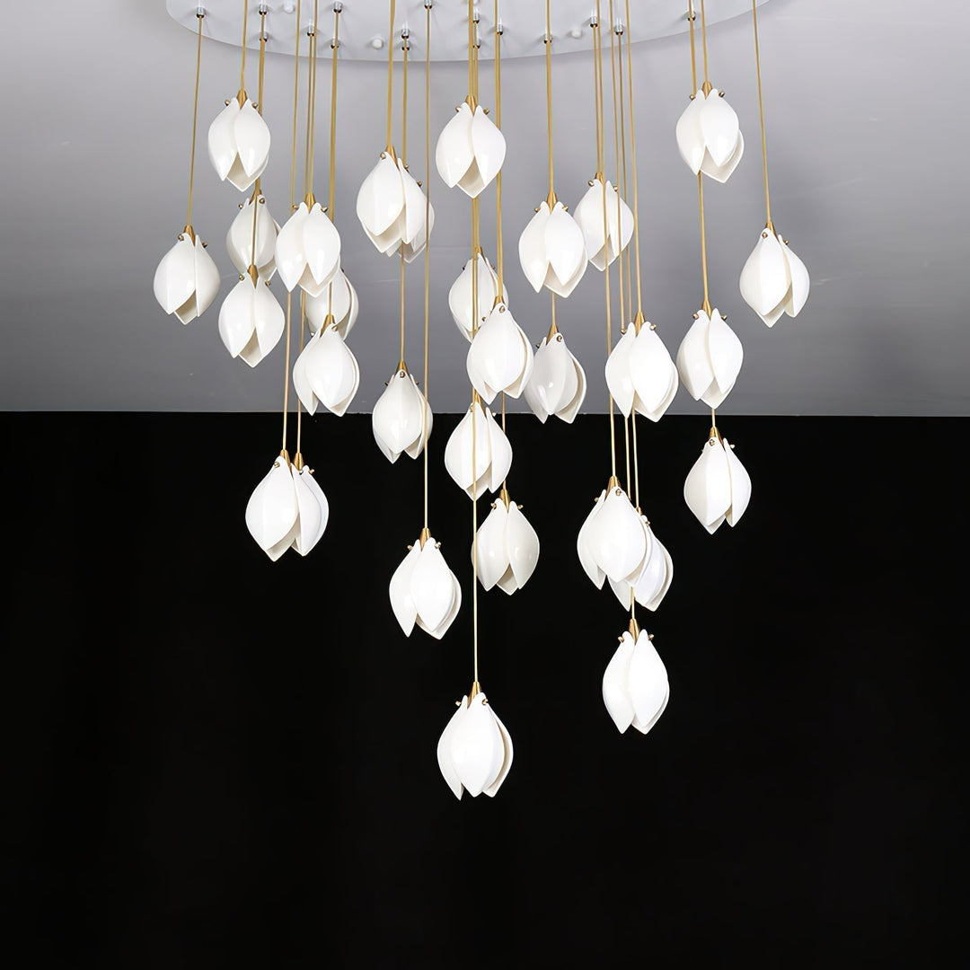 Ceramic Flower Droplight Pendant Light | Kalsten