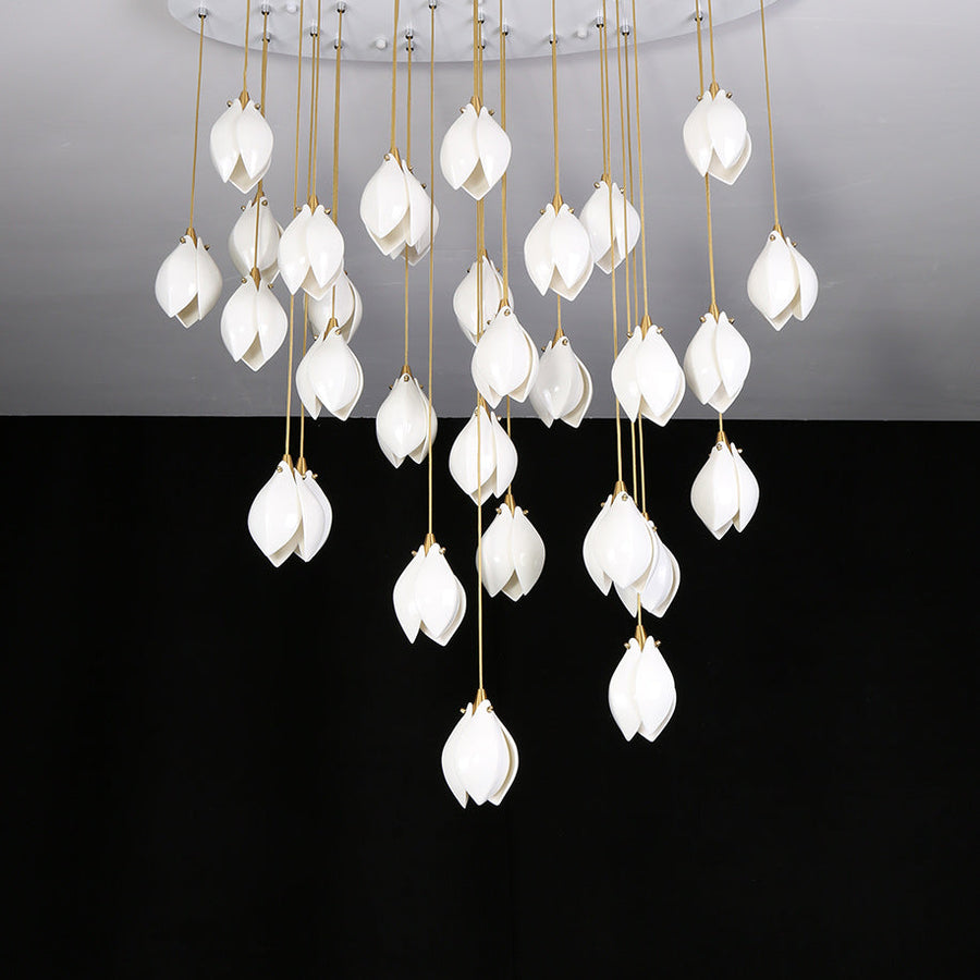 Ceramic Flower Droplight Pendant Light | Kalsten