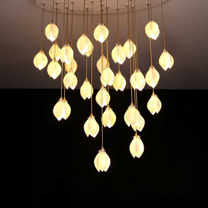 Ceramic Flower Droplight Pendant Light | Kalsten