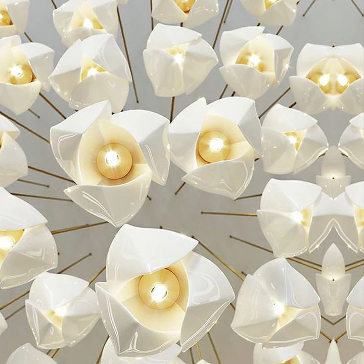 Ceramic Flower Droplight Pendant Light | Kalsten