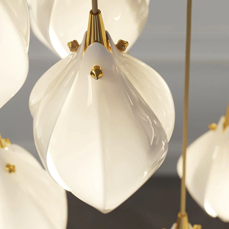 Ceramic Flower Droplight Pendant Light | Kalsten