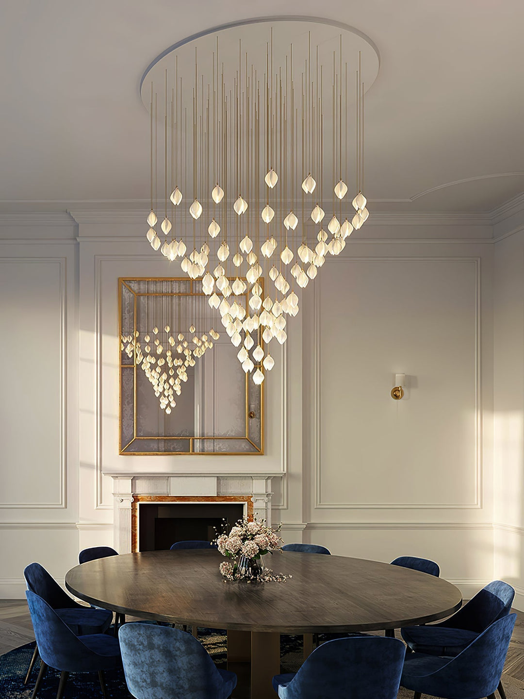 Ceramic Flower Droplight Pendant Light | Kalsten