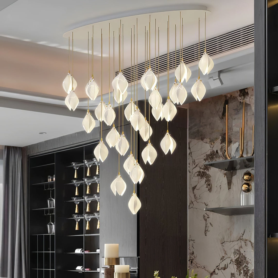 Ceramic Flower Droplight Pendant Light | Kalsten