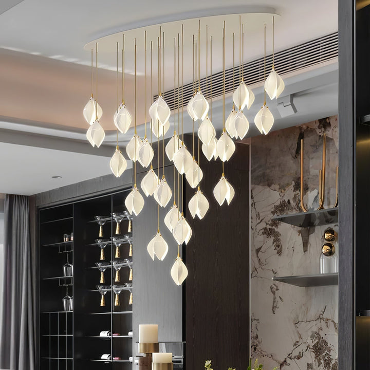 Ceramic Flower Droplight Pendant Light | Kalsten