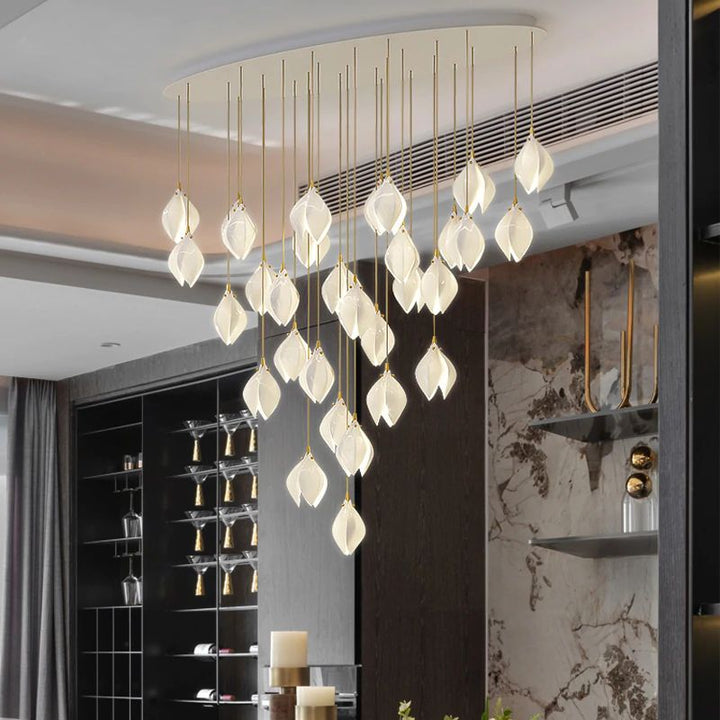 Ceramic Flower Droplight Pendant Light | Kalsten