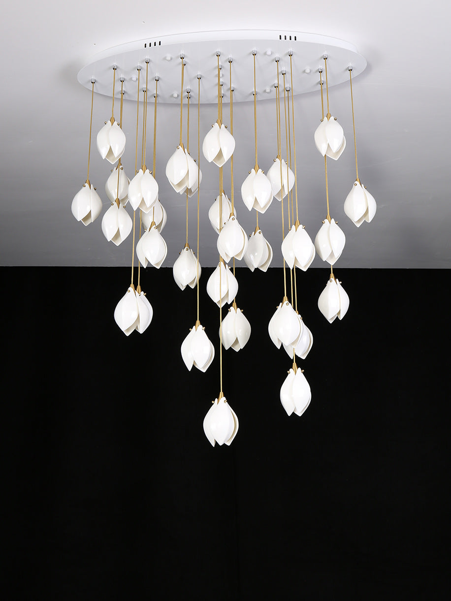 Ceramic Flower Droplight Pendant Light | Kalsten