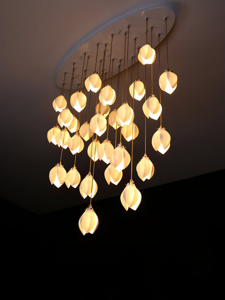 Ceramic Flower Droplight Pendant Light | Kalsten