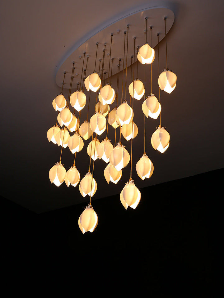 Ceramic Flower Droplight Pendant Light | Kalsten