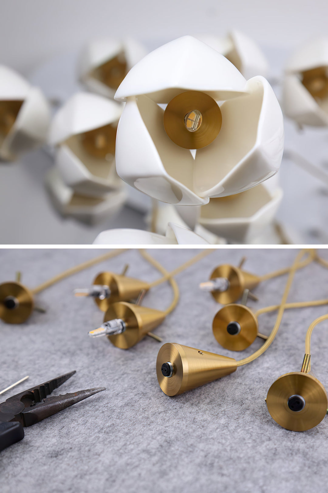 Ceramic Flower Droplight Pendant Light | Kalsten
