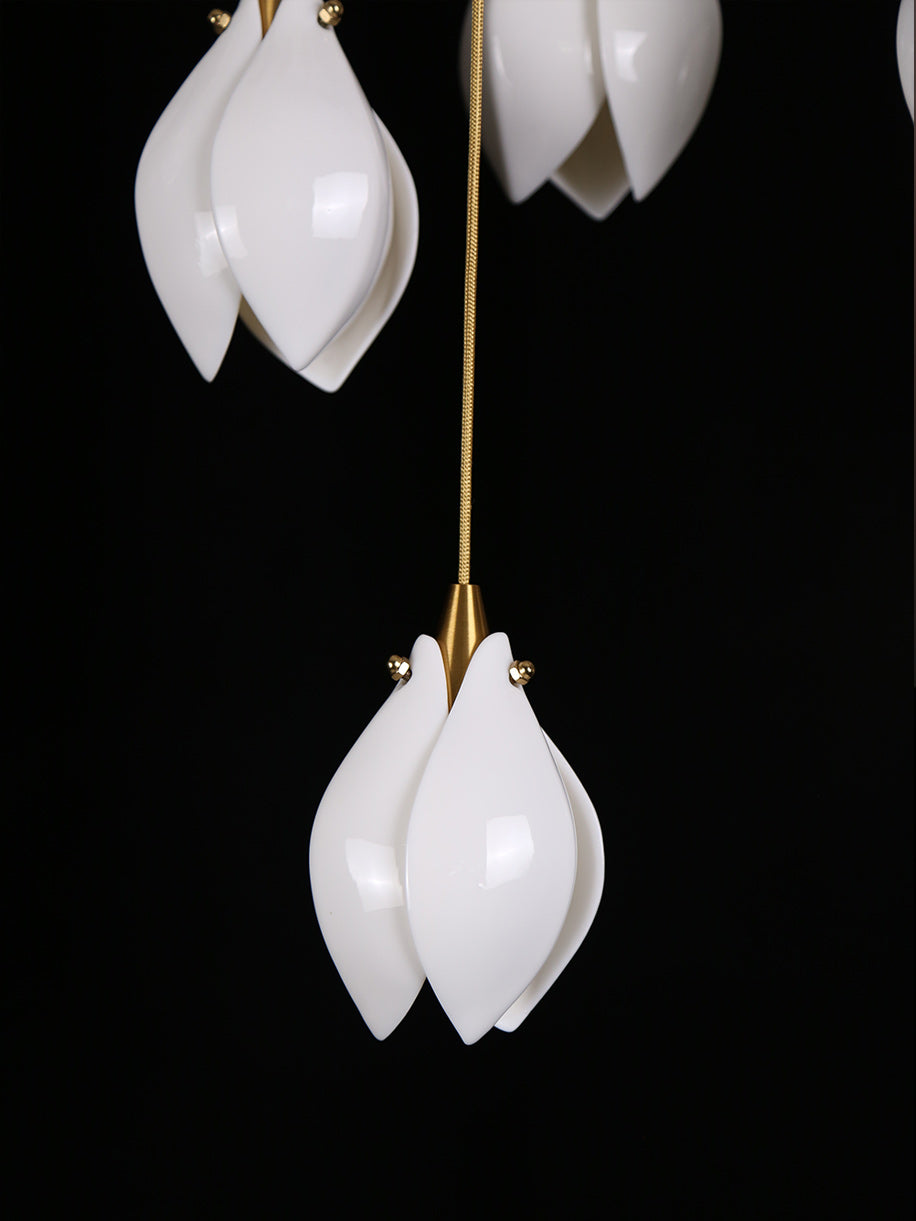 Ceramic Flower Droplight Pendant Light | Kalsten