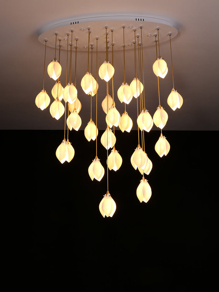 Ceramic Flower Droplight Pendant Light | Kalsten