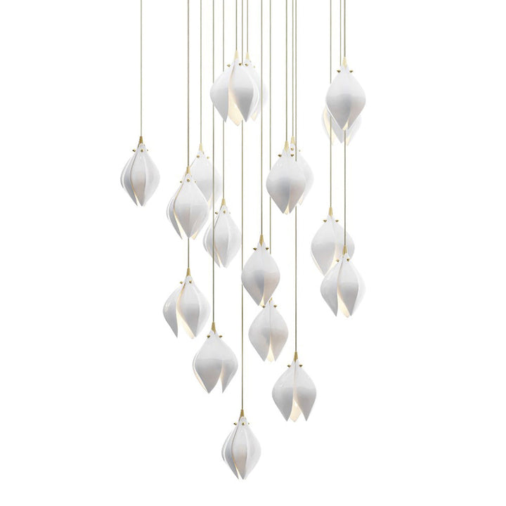 Ceramic Flower Droplight Pendant Light | Kalsten