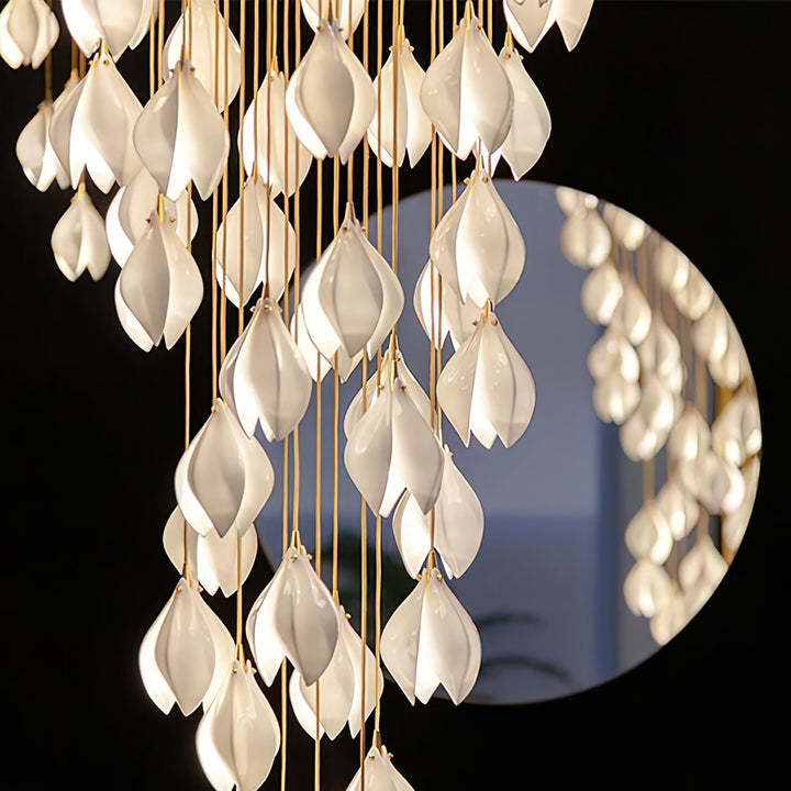 Ceramic Flower Droplight Pendant Light | Kalsten