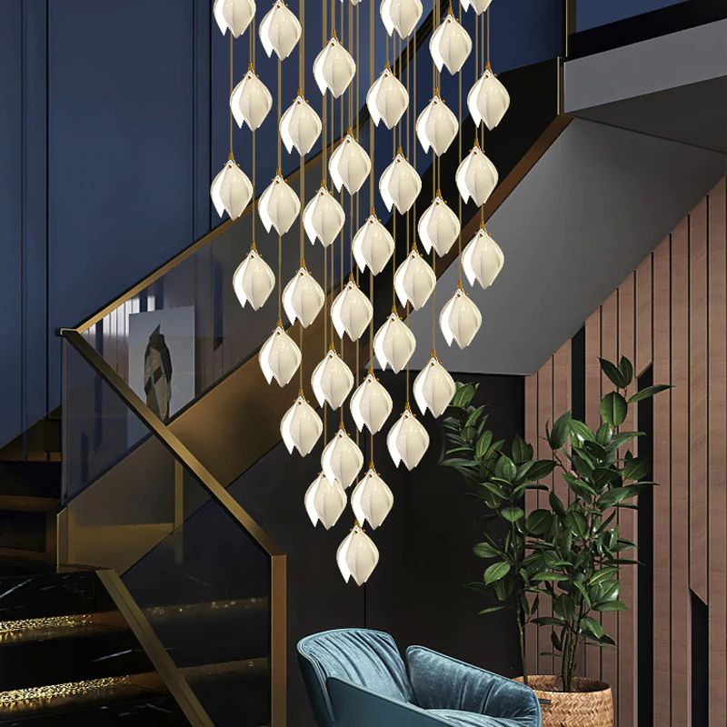 Ceramic Flower Droplight Pendant Light | Kalsten