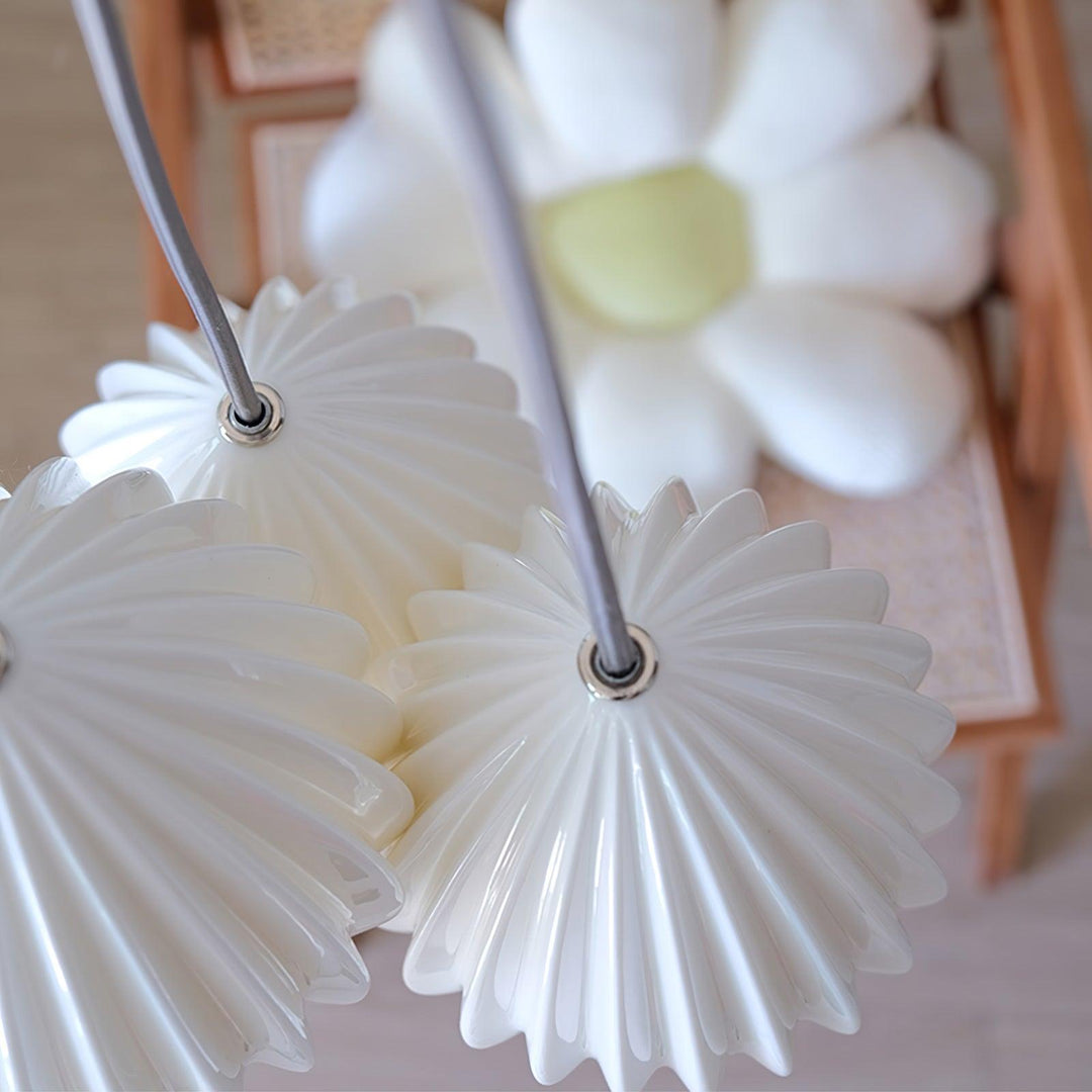 Ceramic Ribbed Ceiling light fitting Pendant Light | Kalsten
