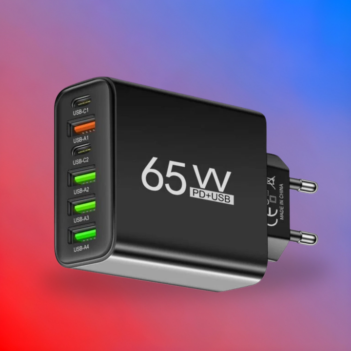 Compact Multi Port USB C Charger Desktop Adapter Kalsten