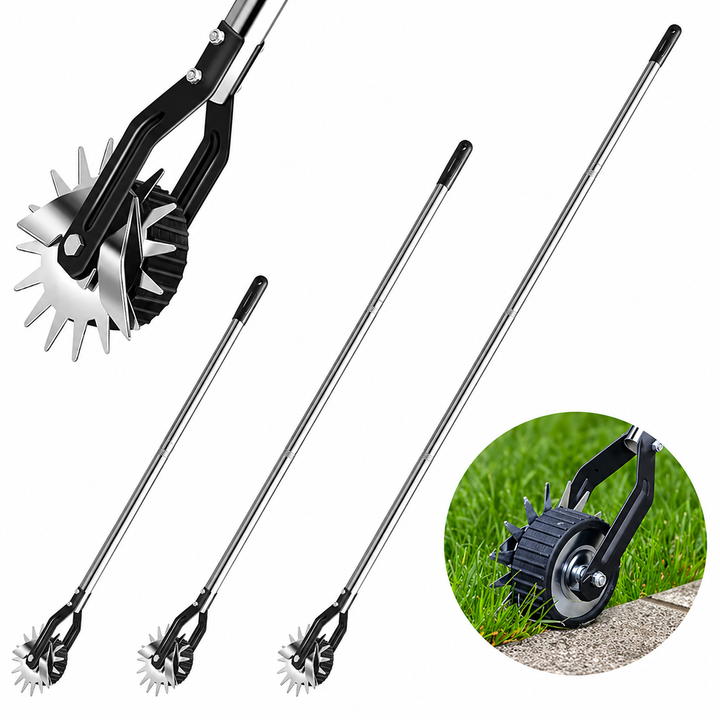 Manual lawn edge trimmer with roller | Kalsten