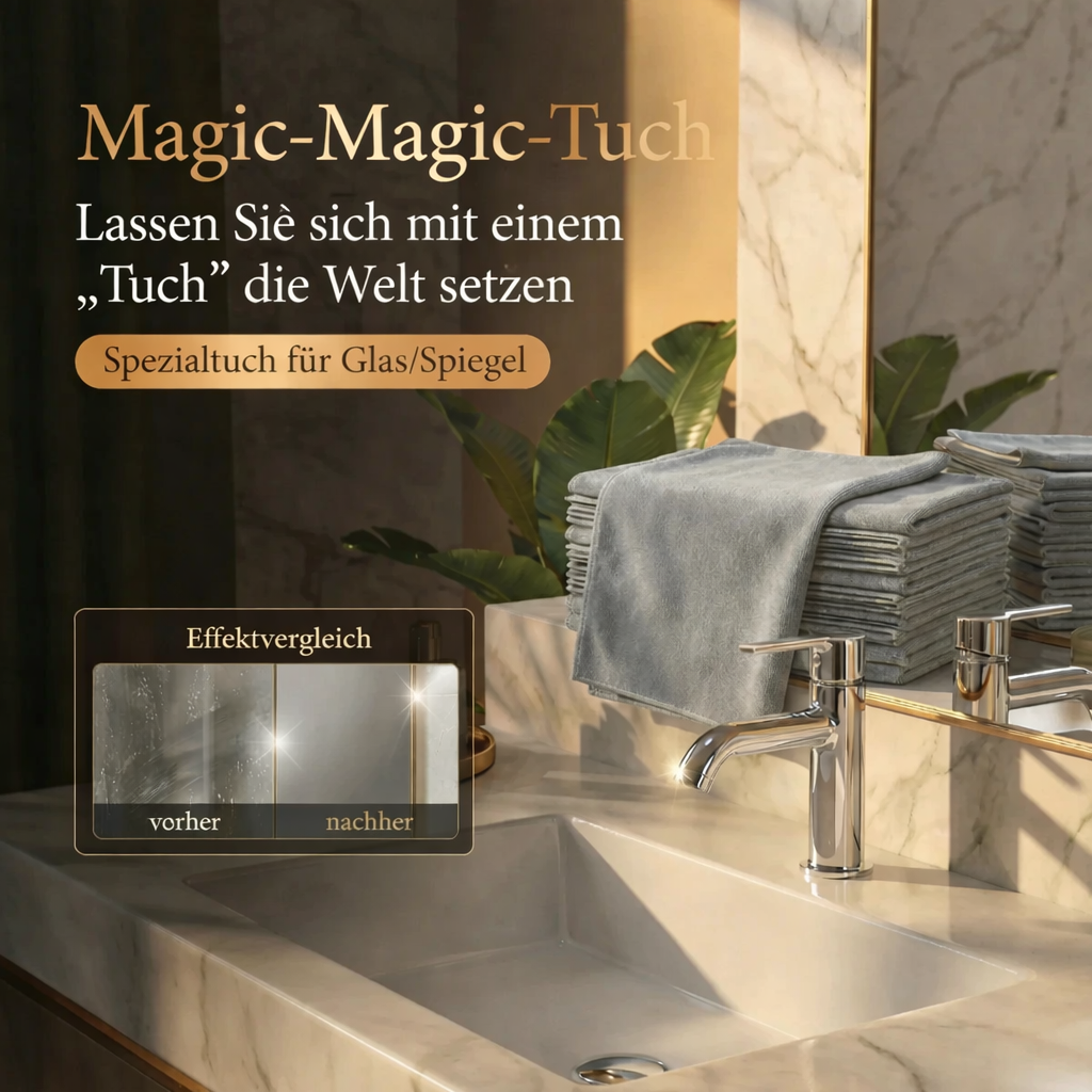 Microfiber Glass Cleaning Cloths 10-Piece Set | Kalsten