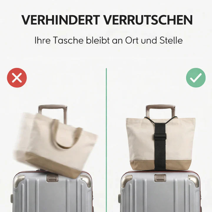 Luggage strap with click closure - hands free | Kalsten