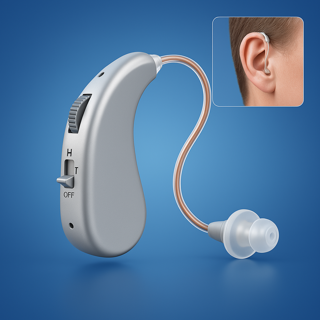 HearingPlus Rechargeable Digital Hearing Aid | for Clear Sound Amplification - Comfortable - Adapted for Daily Use Kalsten
