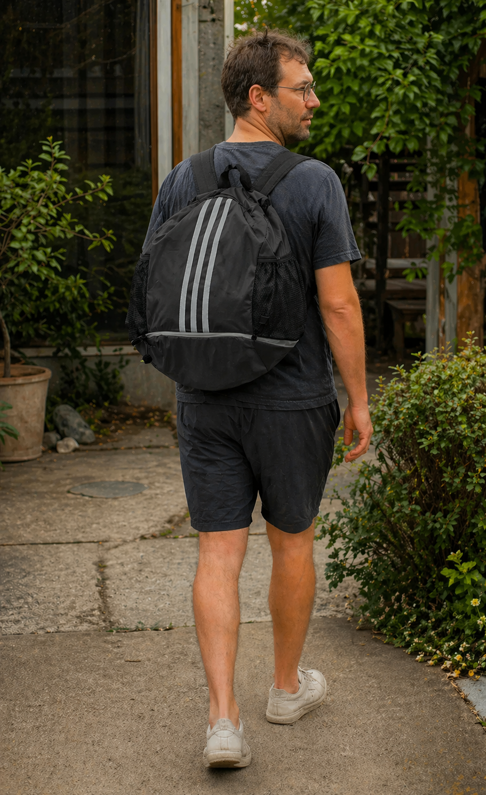 Kalsten | Large Nylon Drawstring Tote Backpack