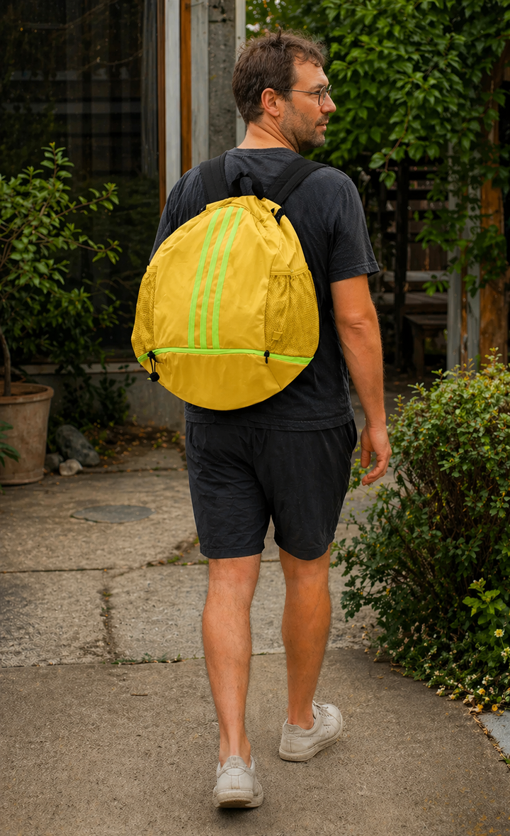 Kalsten | Large Nylon Drawstring Tote Backpack