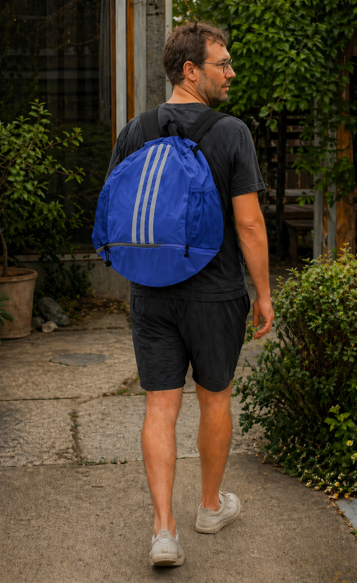 Kalsten | Large Nylon Drawstring Tote Backpack