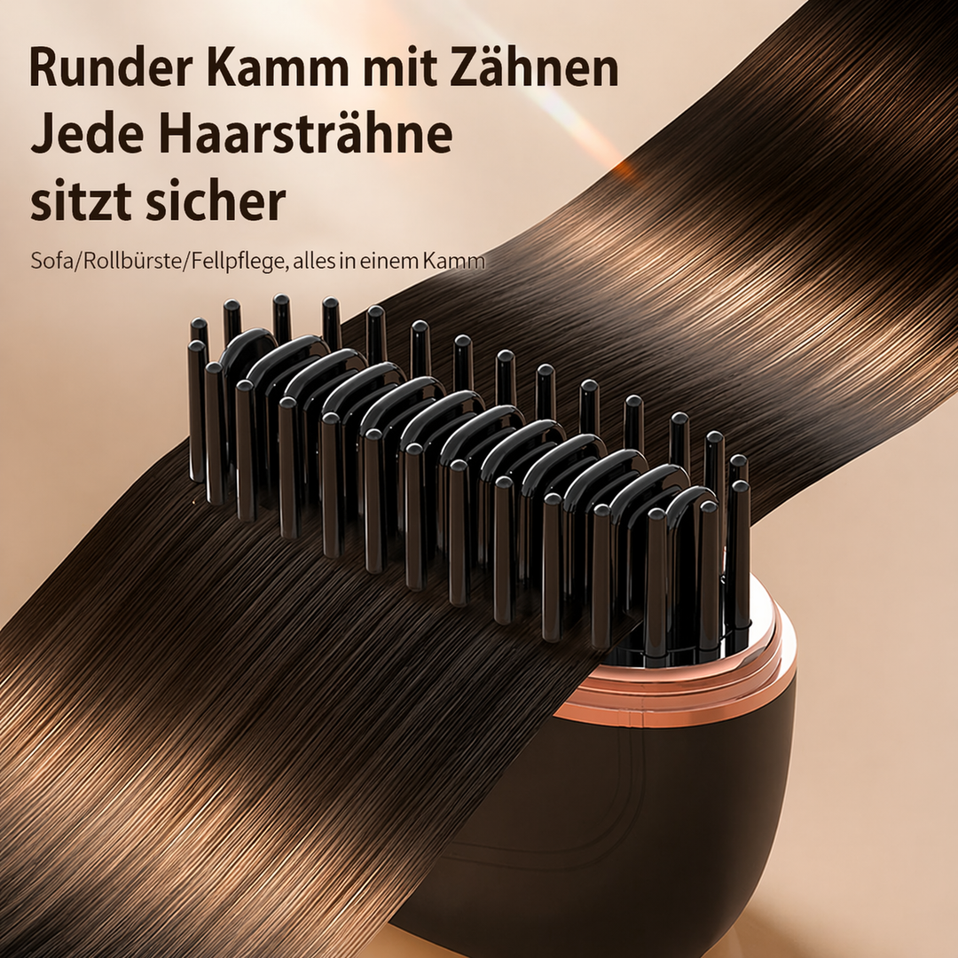 Cordless electric smoothing brush with 3 heat levels | Kalsten
