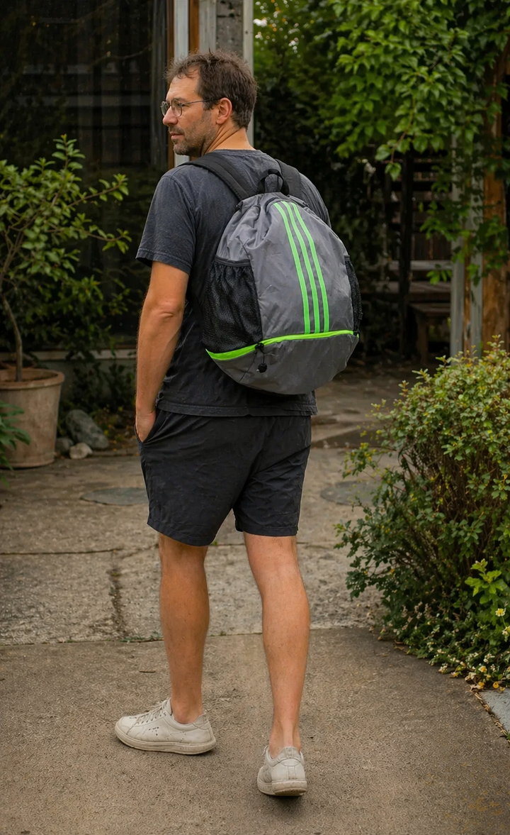 Kalsten | Large Nylon Drawstring Tote Backpack