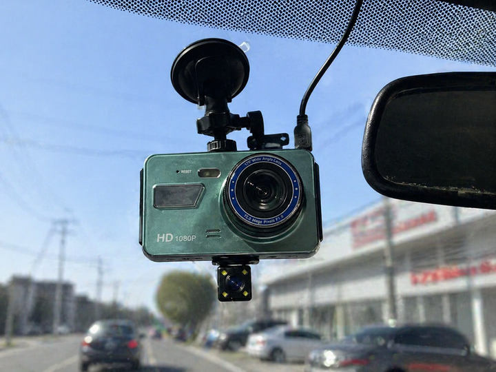 Kalsten |  Front And Rear Dash Cam Dashboard Camera For Car With Night Vision